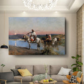 Kiran - Valipa - The Desert Watcher - Wall Canvas