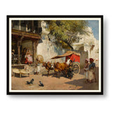 Rural Life In India - Framed Wall Art