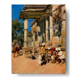 Marketplace Gathering - Wall Canvas