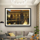 Kiran - Valipa - The Courtyard Of The Alhambra - Framed Wall Art
