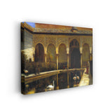 The Courtyard Of The Alhambra - Wall Canvas