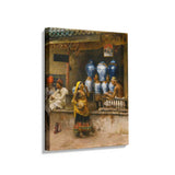Market Scene - Wall Canvas