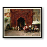 The Arrival At The Gate - Framed Wall Art