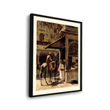 Market Scene In India - Framed Wall Art