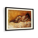 Reclining Beauty - Framed Wall Art