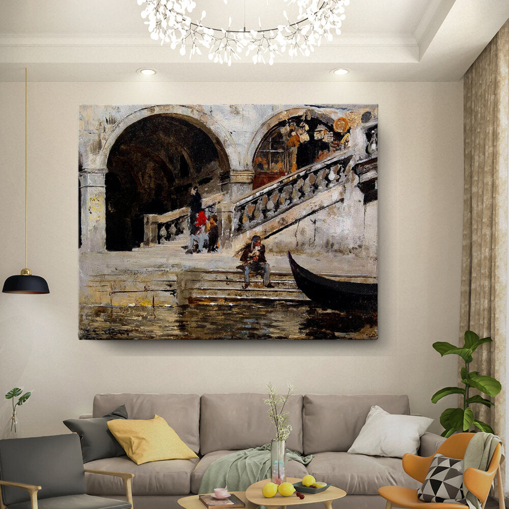 Kiran - Valipa - Quiet Moments By The Water - Wall Canvas