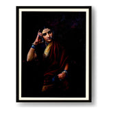 Pensive Beauty - Framed Wall Art