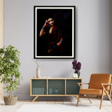 Pensive Beauty - Framed Wall Art