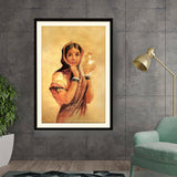 Kiran - Valipa - The Girl With The Pot - Framed Wall Art