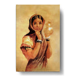 The Girl With The Pot - Wall Canvas