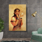 Kiran - Valipa - The Girl With The Pot - Wall Canvas