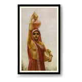 Woman With Water Pots - Framed Wall Art