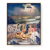 The Healing Touch Of Divine - Floating Framed Canvas