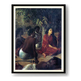 Sita Waiting - Framed Wall Art