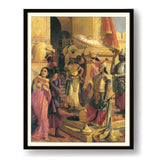 Courtly Encounter - Framed Wall Art