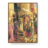 The Royal Court - Floating Framed Canvas