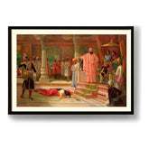 The Royal Court Scene - Framed Wall Art
