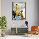 Divine Encounter - Floating Framed Canvas