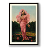 Lotus Goddess - Framed Wall Art