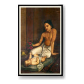 Mother And Child - Framed Wall Art