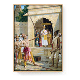 The Royal Procession - Floating Framed Canvas