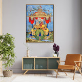 Divine Procession - Floating Framed Canvas