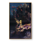 Divine Embrace - Floating Framed Canvas