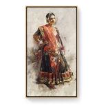 Elegance In Red - Floating Framed Canvas