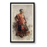 Elegance In Red - Framed Wall Art