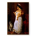 Mother And Child1 - Floating Framed Canvas