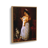 Mother And Child1 - Floating Framed Canvas