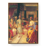 The Court Of The King - Floating Framed Canvas