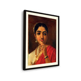 The Thoughtful Woman - Framed Wall Art