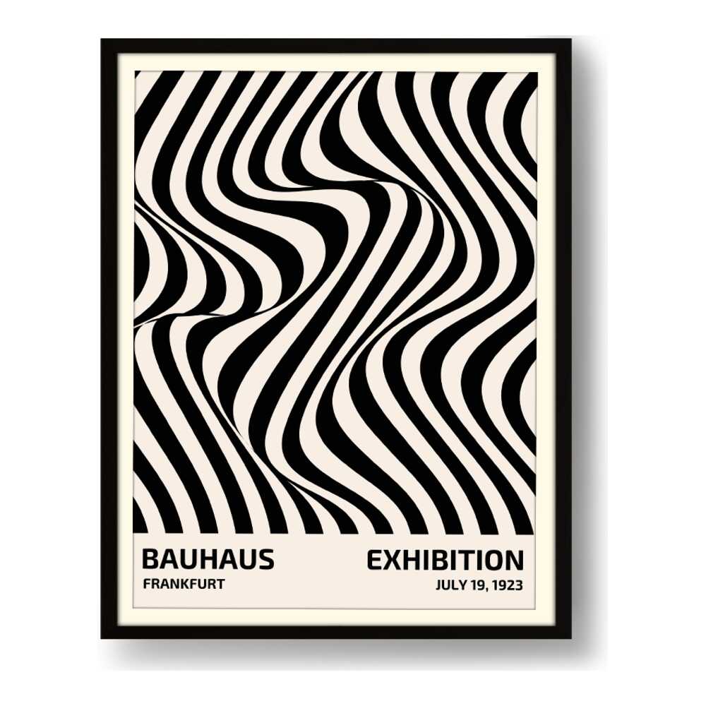 Kiran - Valipa - Bauhaus Exhibition Poster 5 - Framed Wall Art