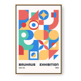 Kiran - Valipa - Bauhaus Exhibition Poster 4 - Floating Framed Canvas