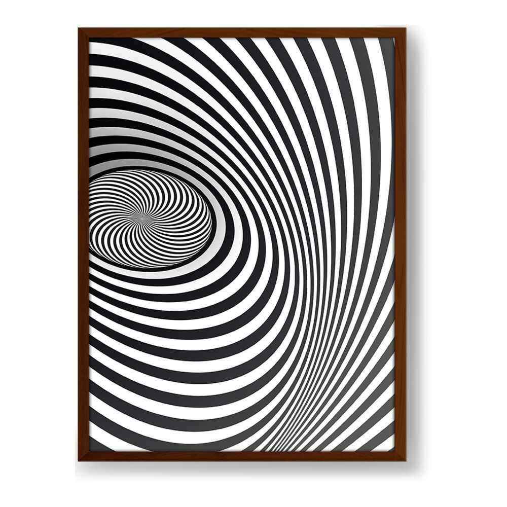 Kiran - Valipa - Hypnotic Swirls - Framed Canvas
