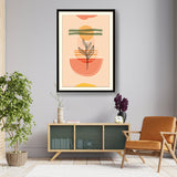 Serene Plant Form - Framed Wall Art