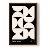 Kiran - Valipa - Bauhaus Design 1 - Framed Canvas