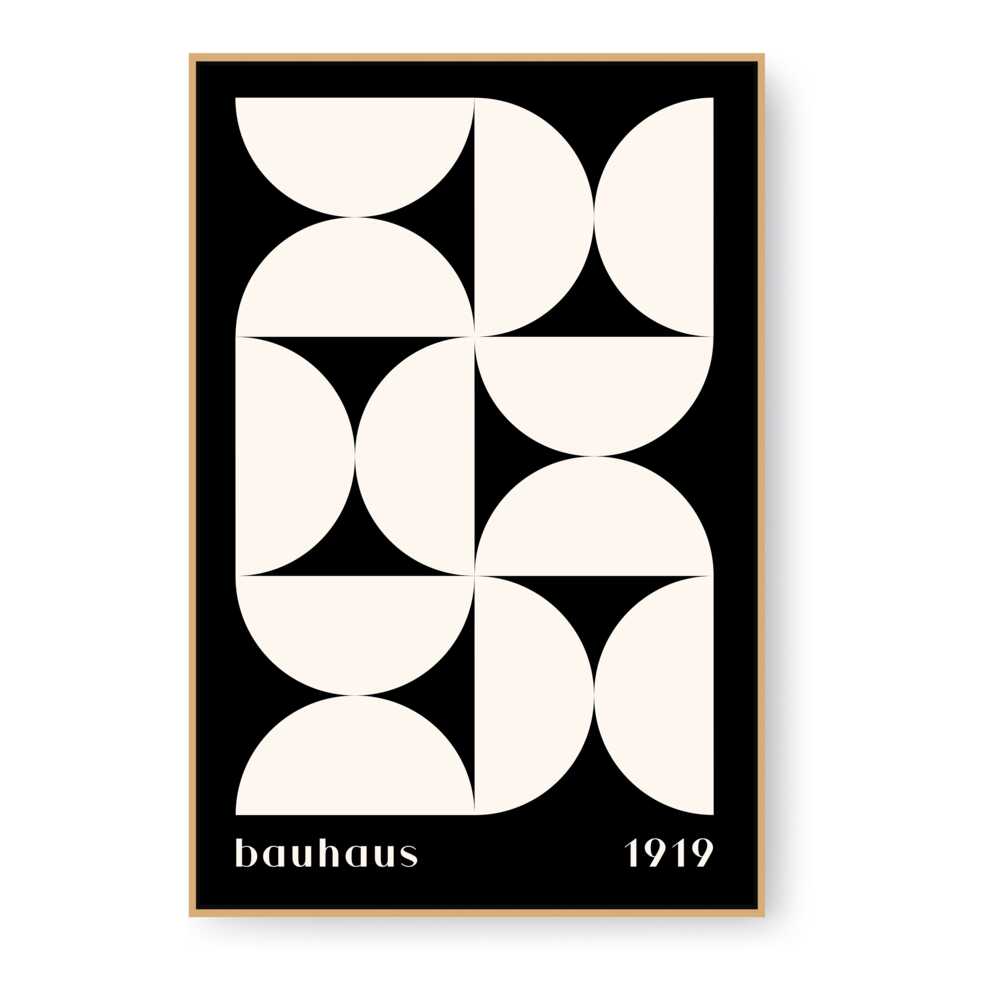 Kiran - Valipa - Bauhaus Design 1 - Floating Framed Canvas