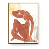 Kiran - Valipa - Embrace Of Light - Floating Framed Canvas