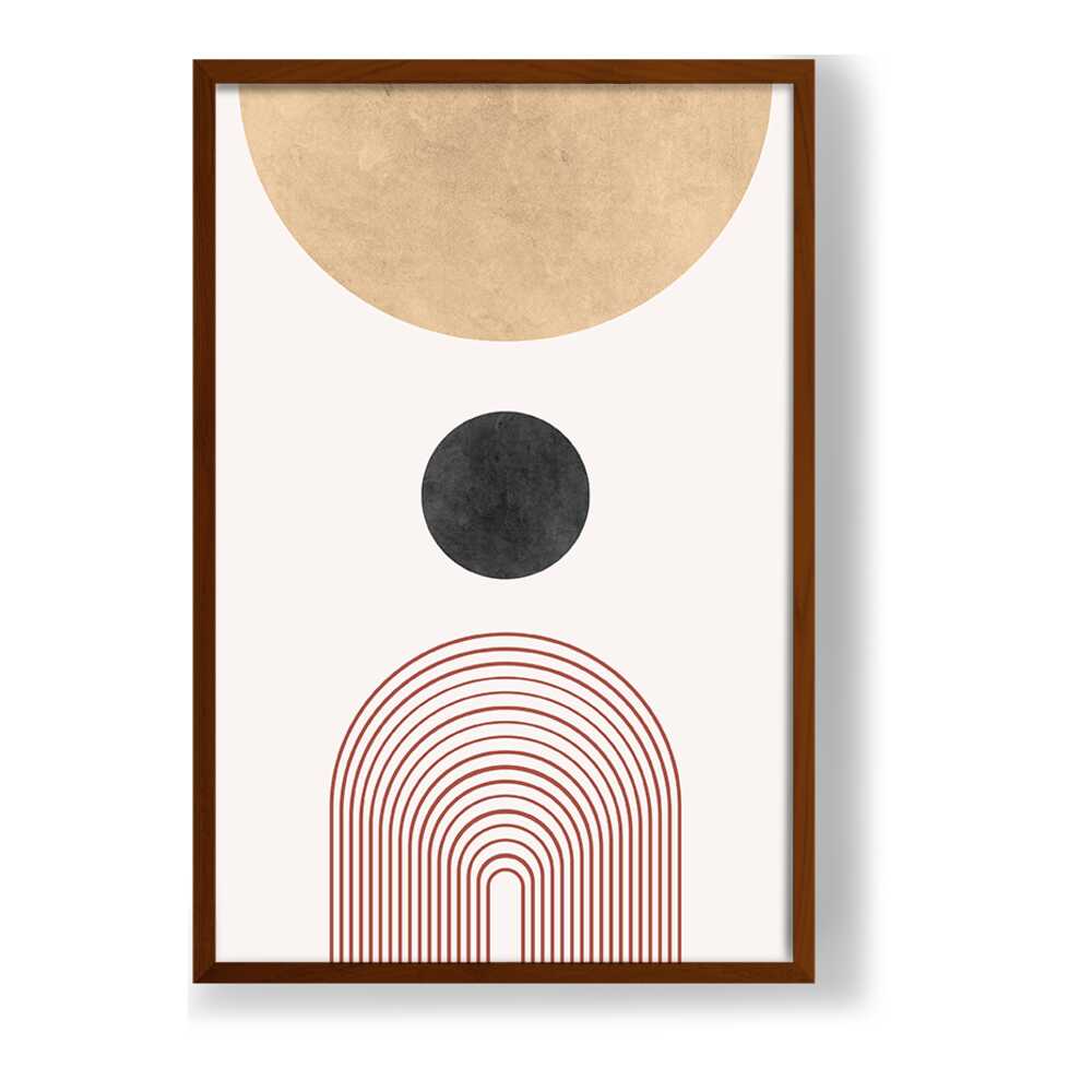 Kiran - Valipa - Geometric Harmony 10 - Framed Canvas