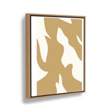 Abstract Organic Shapes - Floating Framed Canvas