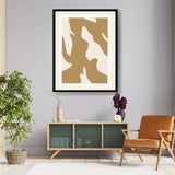 Abstract Organic Shapes - Framed Wall Art