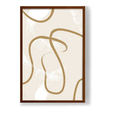 Kiran - Valipa - Abstract Flow - Framed Canvas