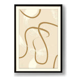 Kiran - Valipa - Abstract Flow - Framed Wall Art