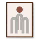 Kiran - Valipa - Geometric Harmony 8 - Framed Canvas