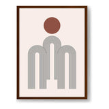 Kiran - Valipa - Geometric Harmony 8 - Framed Canvas