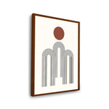 Geometric Harmony 8 - Framed Canvas