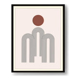 Kiran - Valipa - Geometric Harmony 8 - Framed Wall Art