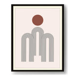 Kiran - Valipa - Geometric Harmony 8 - Framed Wall Art